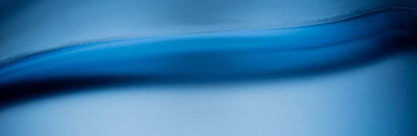 Glacial 768: Single Pendant Light, Steel Blue Glass, Detail Shot, Close Up