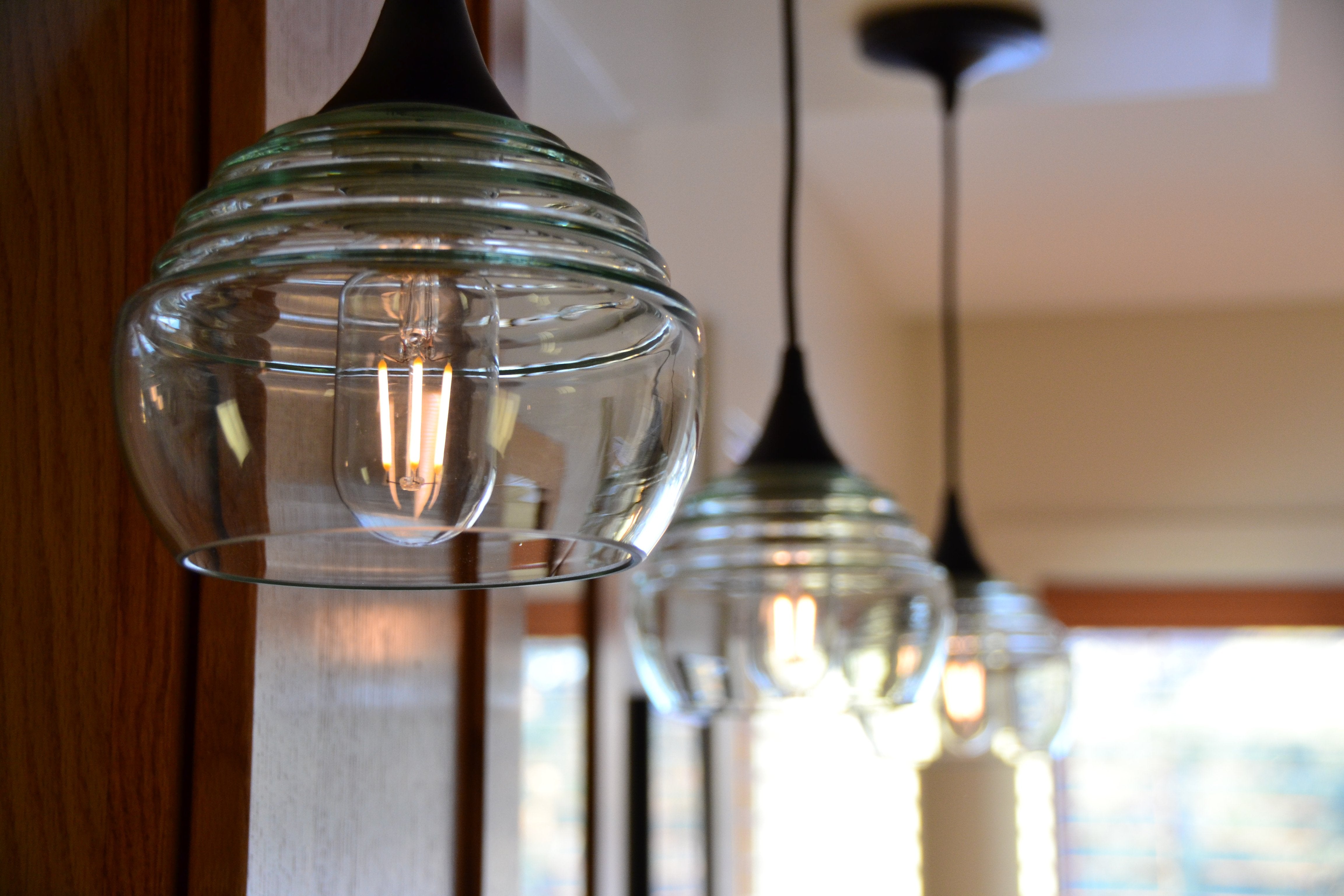 300 Series | Hand-Blown Beehive Inspired Light Fixtures