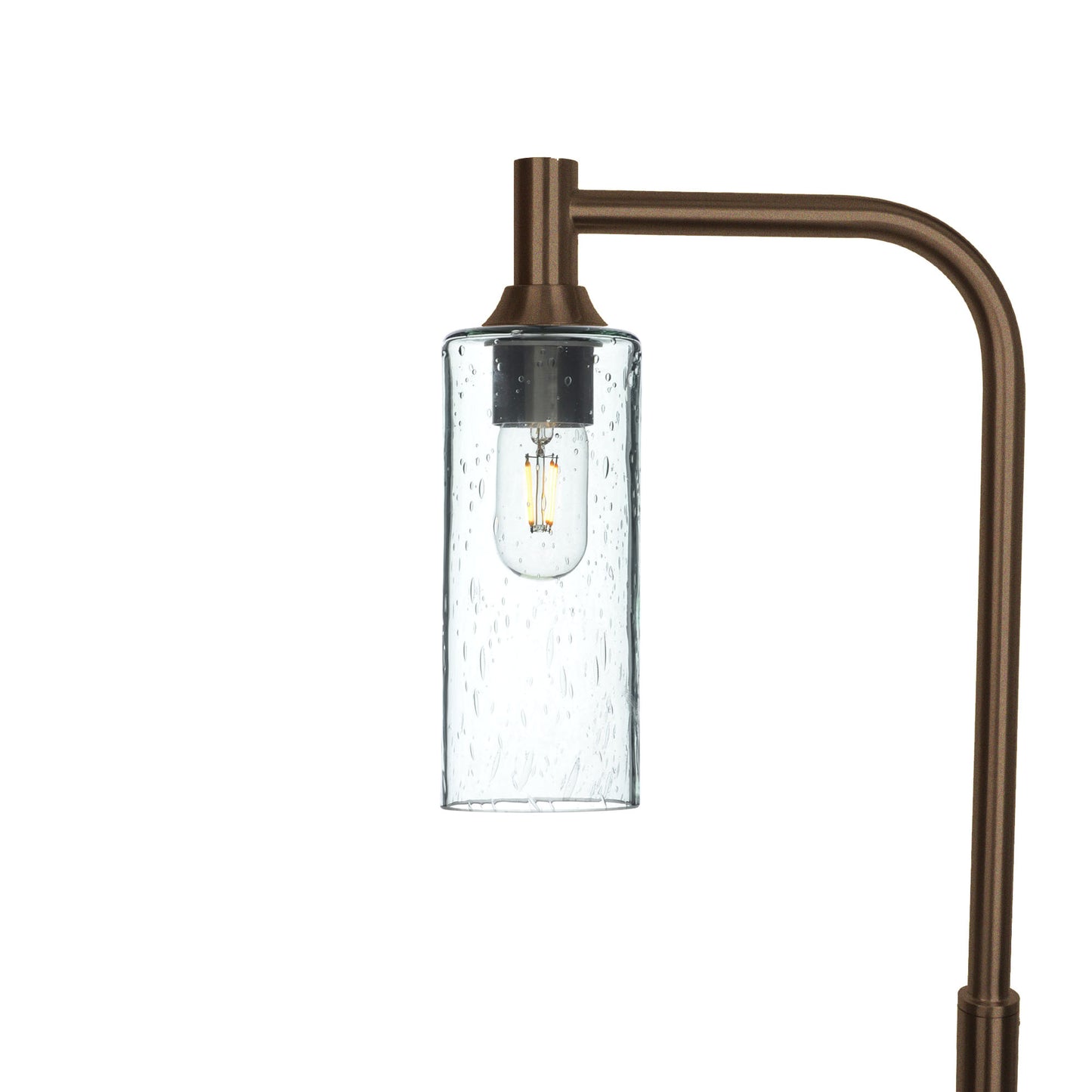 513 Lunar: Floor Lamp-Glass-Bicycle Glass Co - Hotshop-Eco Clear-Antique Bronze-Bicycle Glass Co