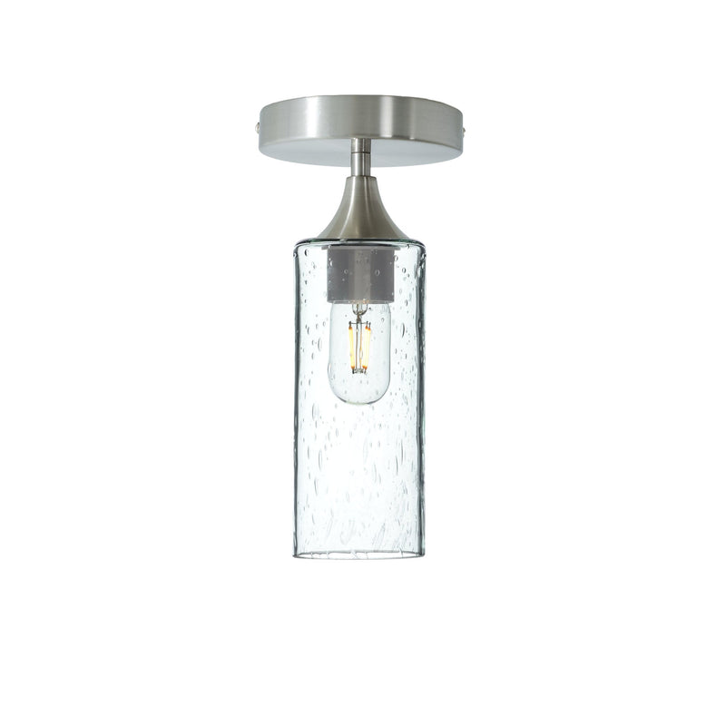 513 Semi-Flush Light — Lunar / Eco Clear / Brushed Nickel