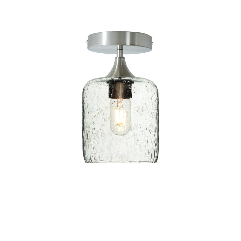 603 Semi-Flush Light — Lunar / Eco Clear / Brushed Nickel