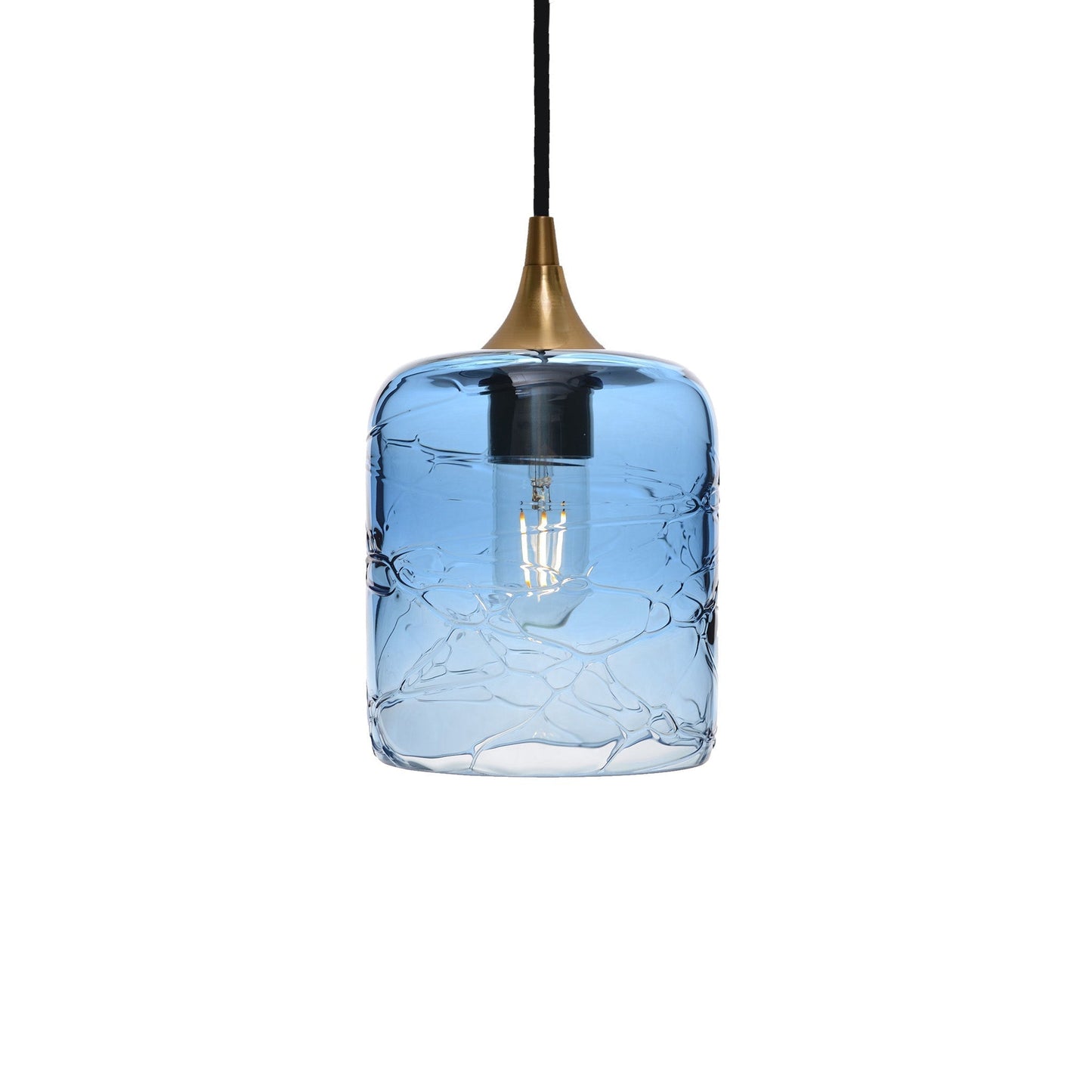 603 Spun: Single Pendant Light-Glass-Bicycle Glass Co - Hotshop-Eco Clear-Bicycle Glass Co