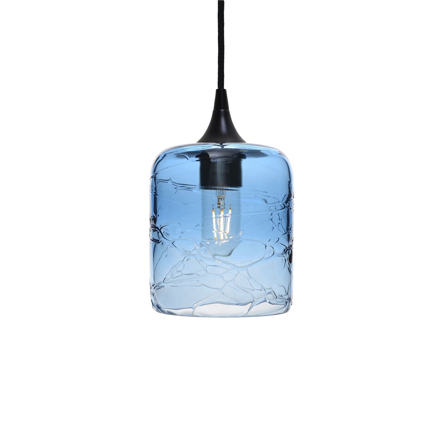 603 Spun: Single Pendant Light-Glass-Bicycle Glass Co - Hotshop-Eco Clear-Bicycle Glass Co