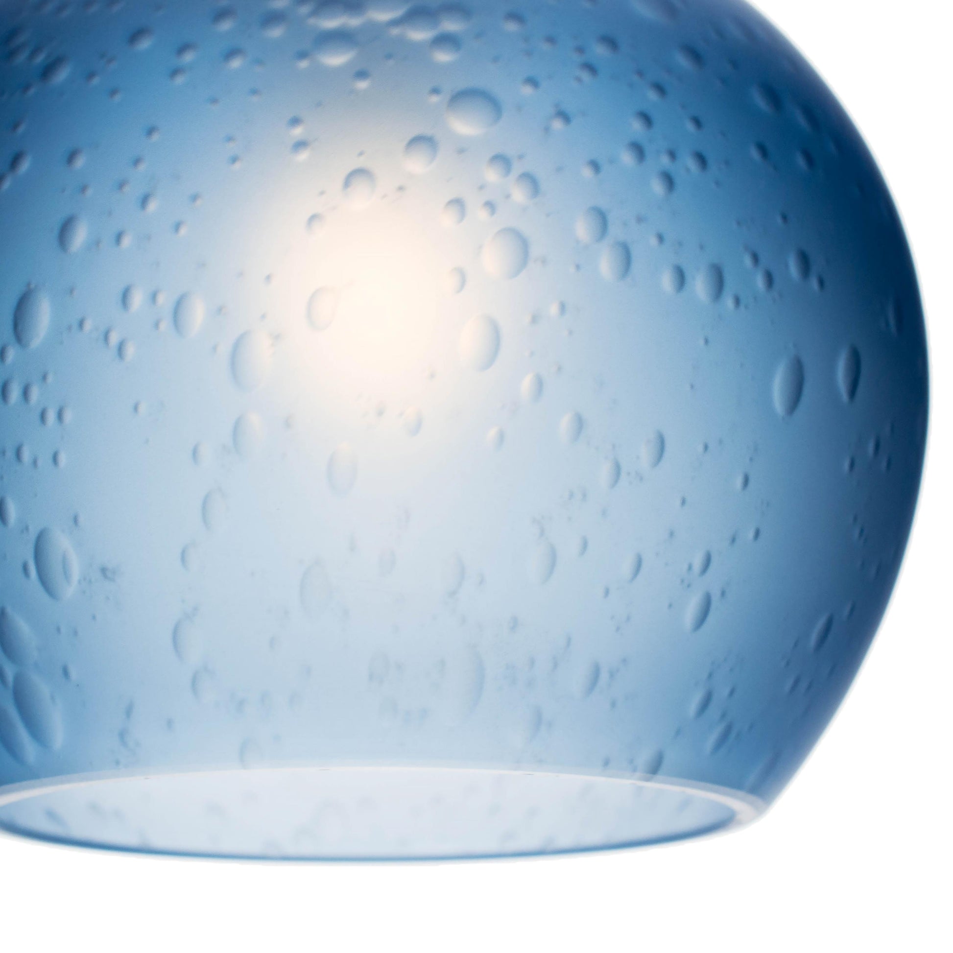 768 Celestial: Single Pendant Light-Glass-Bicycle Glass Co-Steel Blue-Bicycle Glass Co