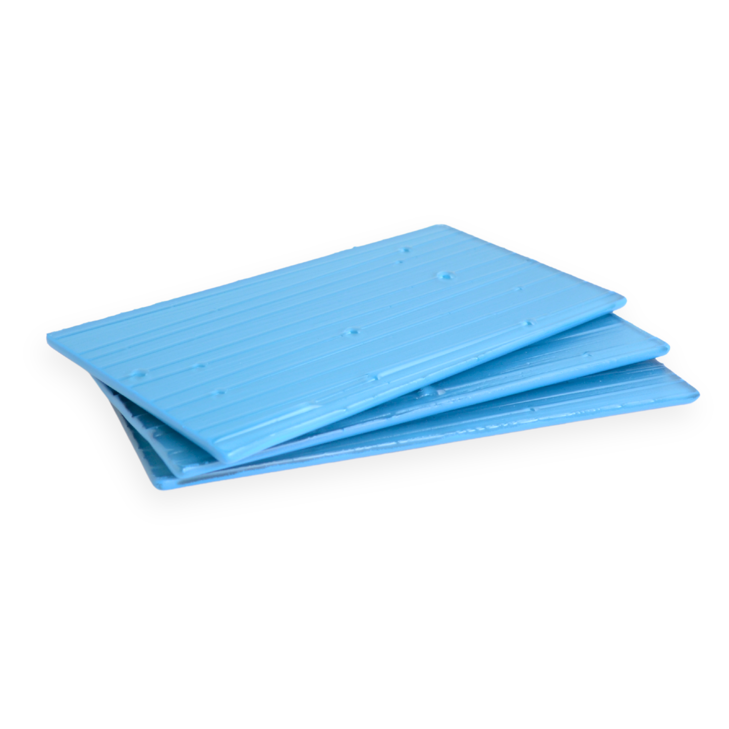 GLASS TILE - Sample-Tile-Bicycle Glass Co-Sky Blue-Plank and Bead-3x6-Bicycle Glass Co