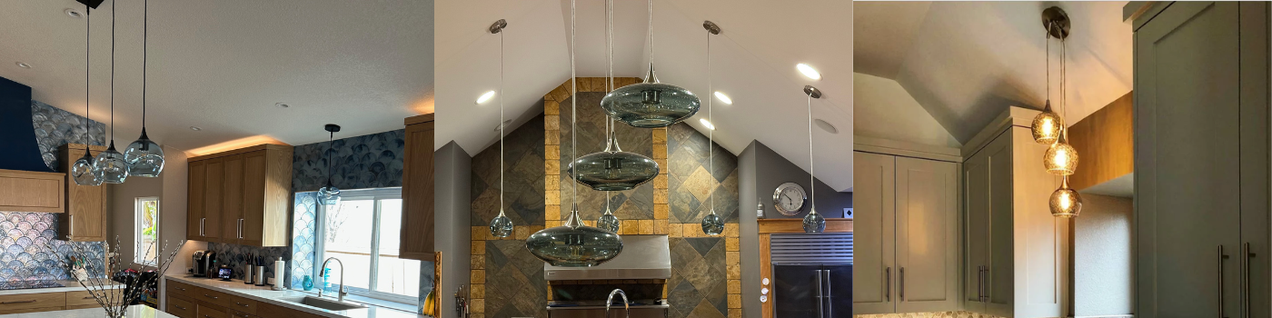 How do I hang a pendant light from a vaulted or sloped ceiling?
