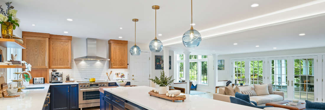 Natural Light, Open Space, and Recycled Glass with Custom Craft