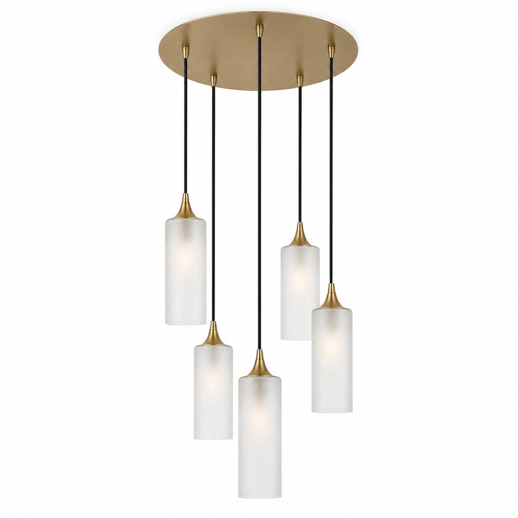 513 5 Pendant Cascade Chandelier