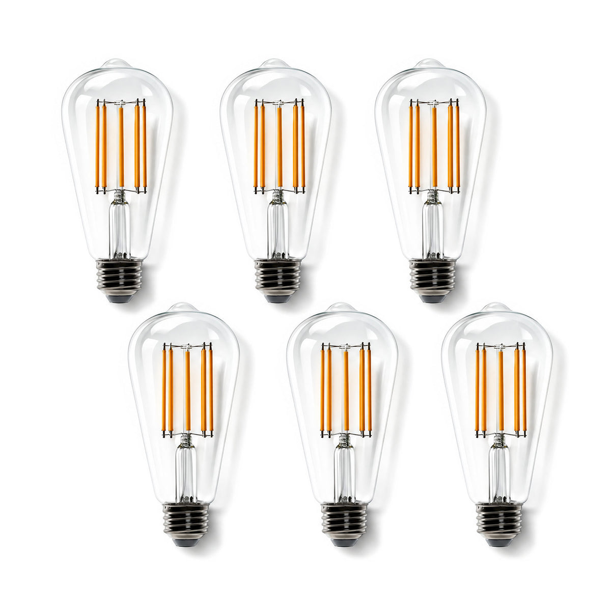 10 Watt LED Filament Bulb (2700k) - Dimmable & Energy-Efficient | Bicycle Glass Co.-Lightbulb-Bicycle Glass Co - Hardware-Single Bulb-Bicycle Glass Co