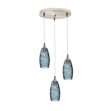 Spun / Slate Gray / Brushed Nickel - 4ft Cord