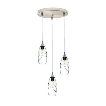 Swell / Eco Clear / Brushed Nickel - 4ft Cord