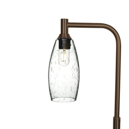 147 Lunar: Floor Lamp-Glass-Bicycle Glass Co - Hotshop-Eco Clear-Antique Bronze-Bicycle Glass Co