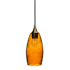 147 Single Pendant Light-Bicycle Glass Co-Polished Brass 15ft Cord + Track Mount-Spun-Golden Amber-Bicycle Glass Co