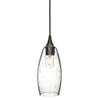 147 Single Pendant Light-Bicycle Glass Co-Antique Bronze 15ft Cord + Track Mount-Lunar-Eco Clear-Bicycle Glass Co
