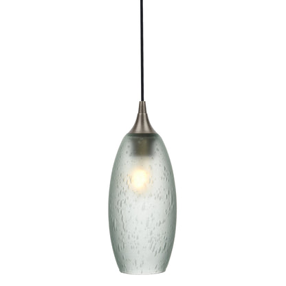 147 Single Pendant Light-Bicycle Glass Co-Antique Bronze - 4ft Cord-Celestial-Eco Clear-Bicycle Glass Co