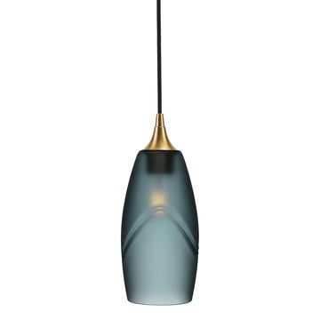 Polished Brass - 8ft Cord / Glacial / Slate Gray