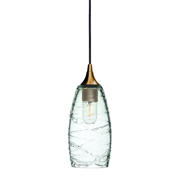Polished Brass - 8ft Cord / Spun / Eco Clear