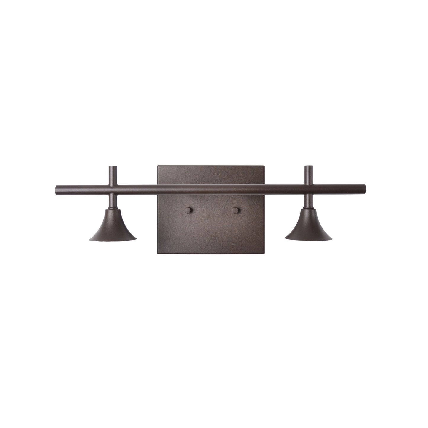 2 Light Vanity Hardware-Hardware-Bicycle Glass Co - Hardware-Brushed Nickel-Bicycle Glass Co