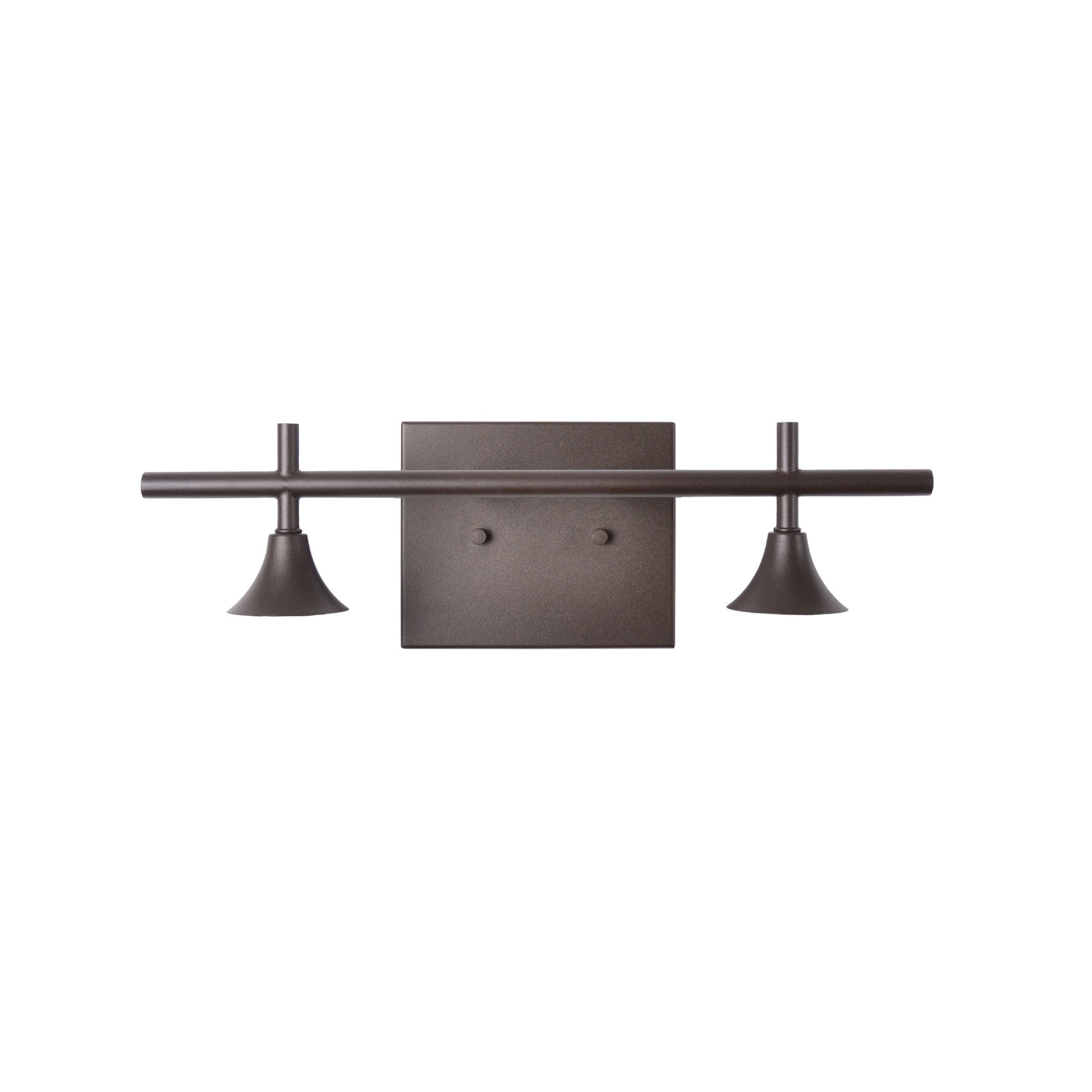 2 Light Vanity Hardware-Hardware-Bicycle Glass Co - Hardware-Brushed Nickel-Bicycle Glass Co