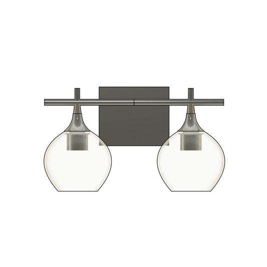 2 Light Vanity Hardware-Hardware-Xinbei Lighting-Black-Bicycle Glass Co