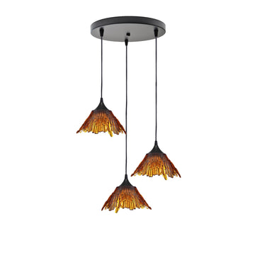 Matte Black - 4ft Cord / Golden Amber
