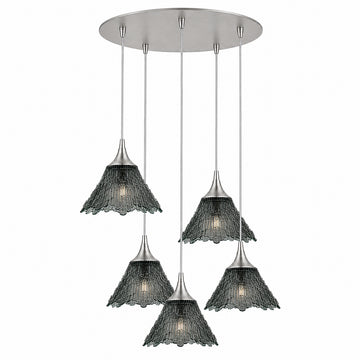 Slate Gray / Brushed Nickel - 4ft Cord