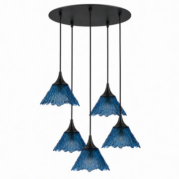Steel Blue / Matte Black - 4ft Cord