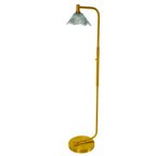 212 Floor Lamp-Glass-Bicycle Glass Co - Hotshop-Steel Blue-Brushed Nickel-Bicycle Glass Co