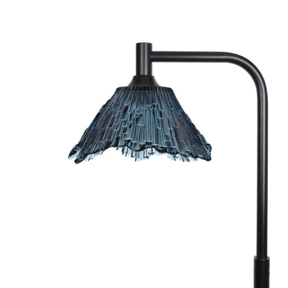 212 Floor Lamp-Glass-Bicycle Glass Co - Hotshop-Slate Gray-Matte Black-Bicycle Glass Co