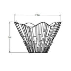 212 Icicle: Small Bowl-Glass-Bicycle Glass Co-Steel Blue-Bicycle Glass Co