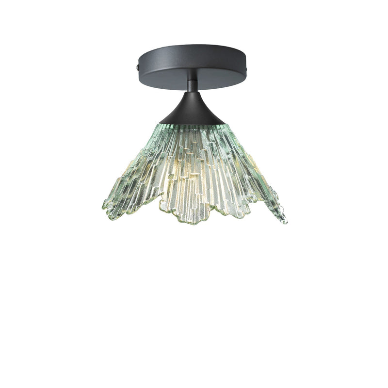 212 Semi-Flush Light – Eco Clear / Antique Bronze