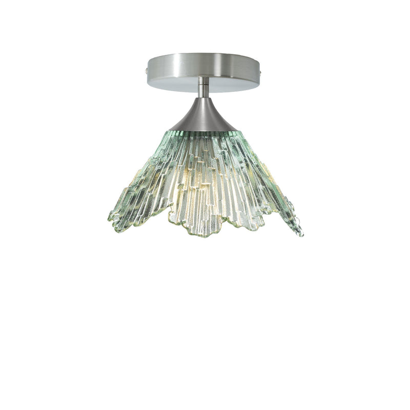 212 Semi-Flush Light – Eco Clear / Brushed Nickel
