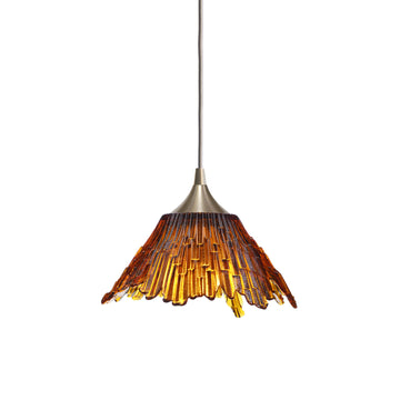 Golden Amber / Brushed Nickel - 8ft Cord