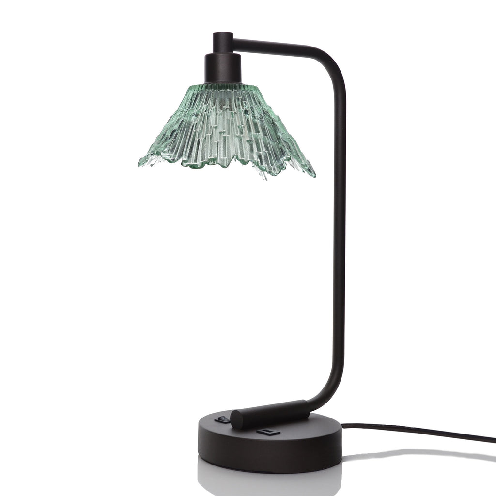 212 Table Lamp-Glass-Bicycle Glass Co - Hotshop-Eco Clear-Matte Black-Bicycle Glass Co
