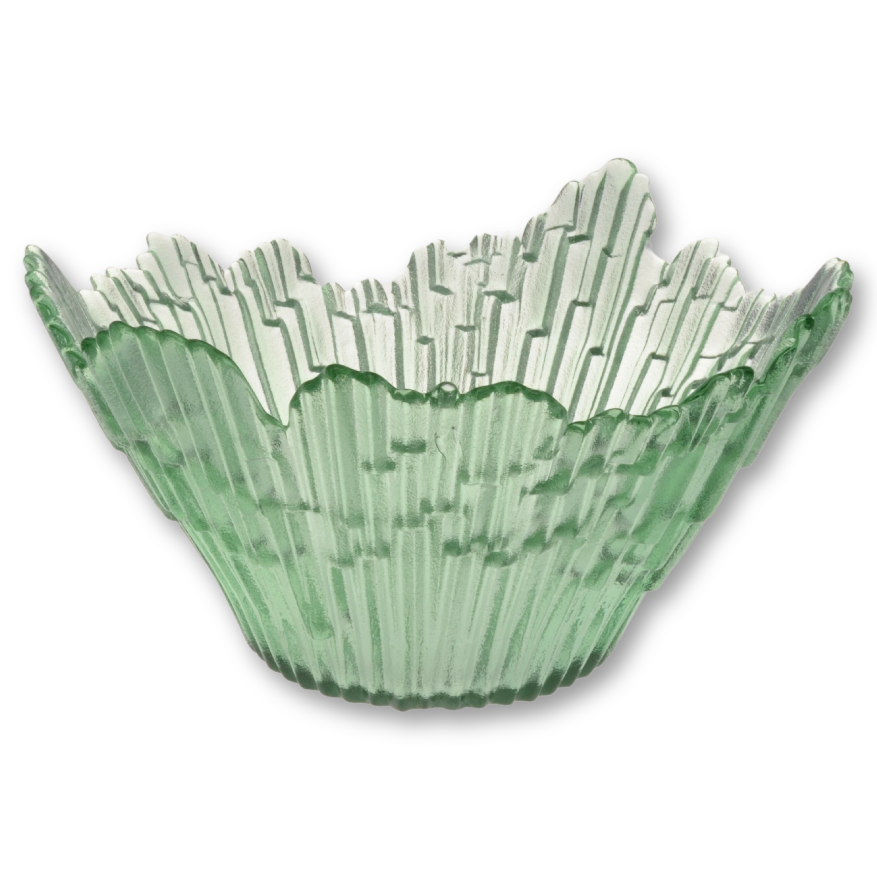 216 Icicle: Large Bowl-Glass-Bicycle Glass Co - Hotshop-Eco Clear-Bicycle Glass Co