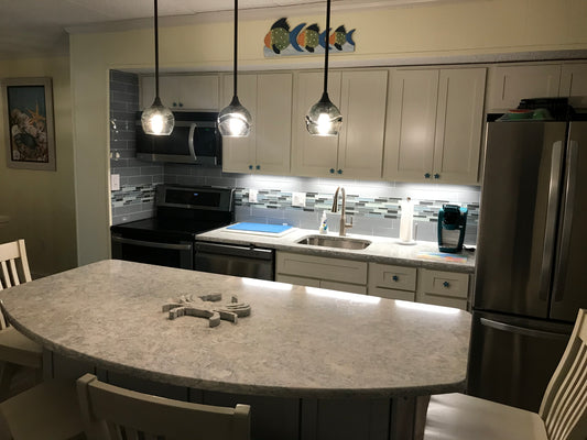 763 3 Pendant Linear Chandelier