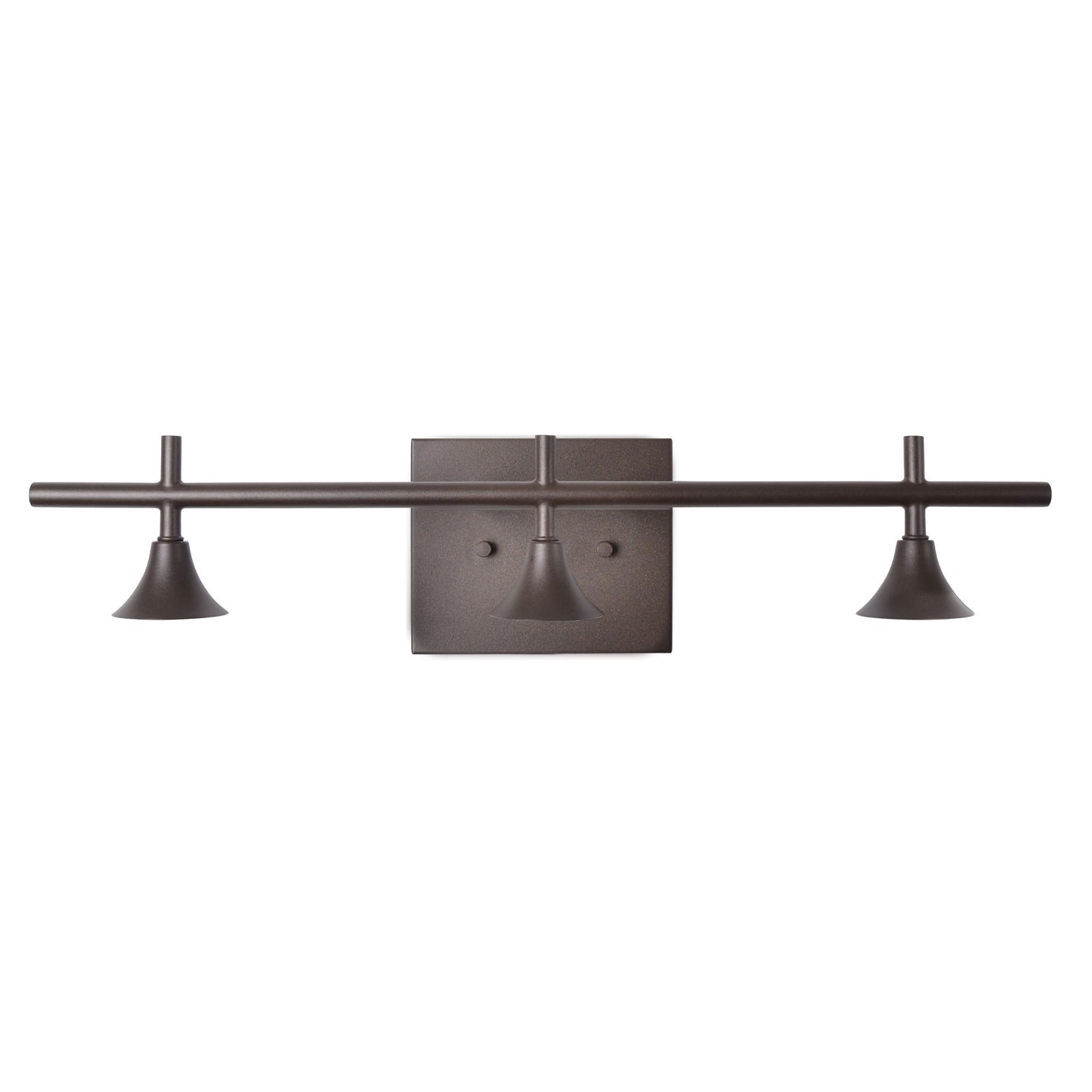 3 Light Vanity Hardware-Hardware-Bicycle Glass Co - Hardware-Antique Bronze-Bicycle Glass Co