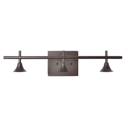 3 Light Vanity Hardware-Hardware-Bicycle Glass Co - Hardware-Antique Bronze-Bicycle Glass Co