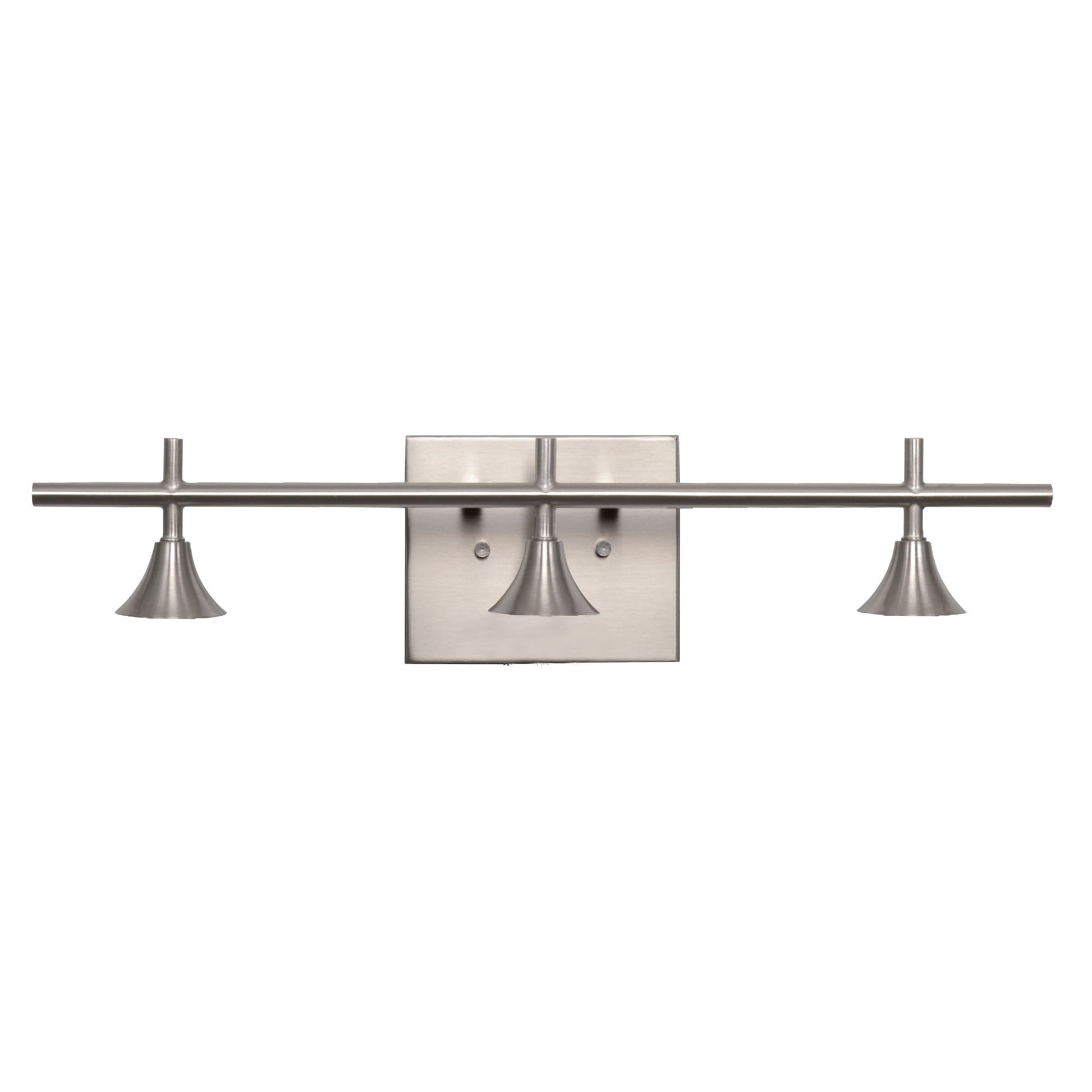 3 Light Vanity Hardware-Hardware-Bicycle Glass Co - Hardware-Brushed Nickel-Bicycle Glass Co