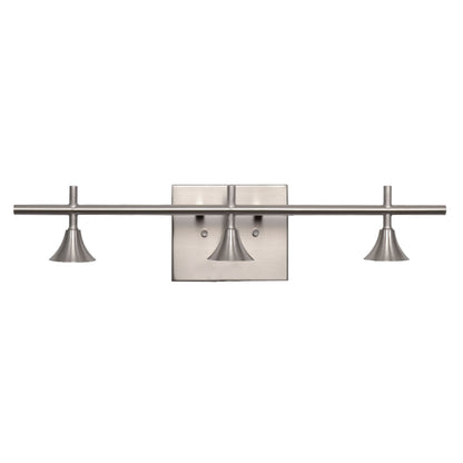 3 Light Vanity Hardware-Hardware-Bicycle Glass Co - Hardware-Brushed Nickel-Bicycle Glass Co