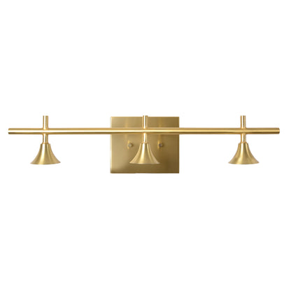 3 Light Vanity Hardware-Hardware-Bicycle Glass Co - Hardware-Polished Brass-Bicycle Glass Co