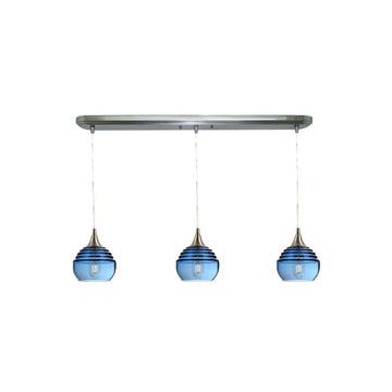 Brushed Nickel - 4ft Cord / Steel Blue