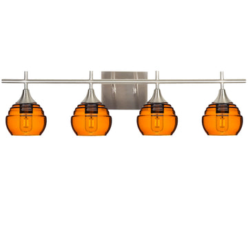 Golden Amber / Brushed Nickel