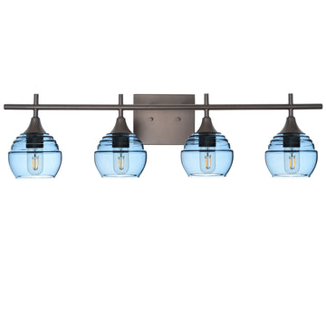 Steel Blue / Antique Bronze