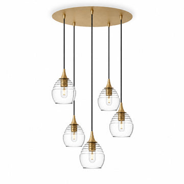 Eco Clear / Polished Brass - 4ft Cord