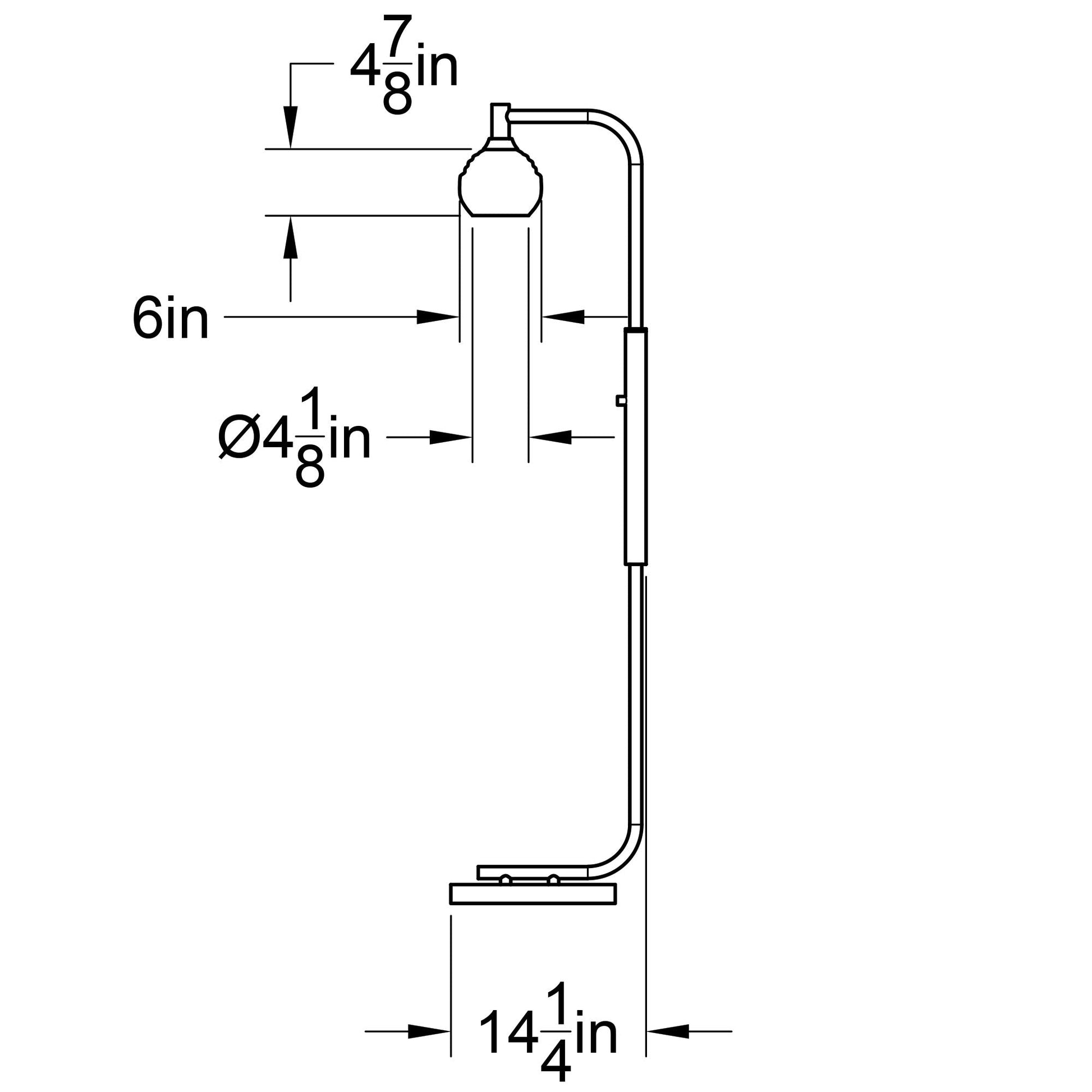 301 Lucent: Floor Lamp-Glass-Bicycle Glass Co - Hotshop-Eco Clear-Brushed Nickel-Bicycle Glass Co