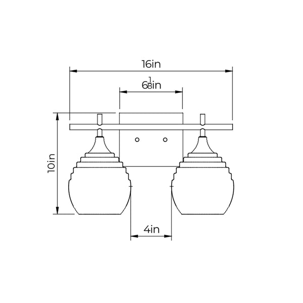 Dimensional Drawing: Front