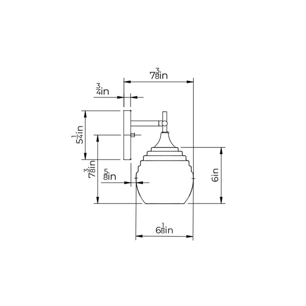 Dimensional Drawing: Side