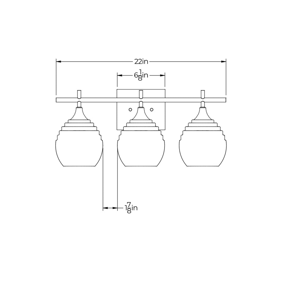 301 3-Light Vanity