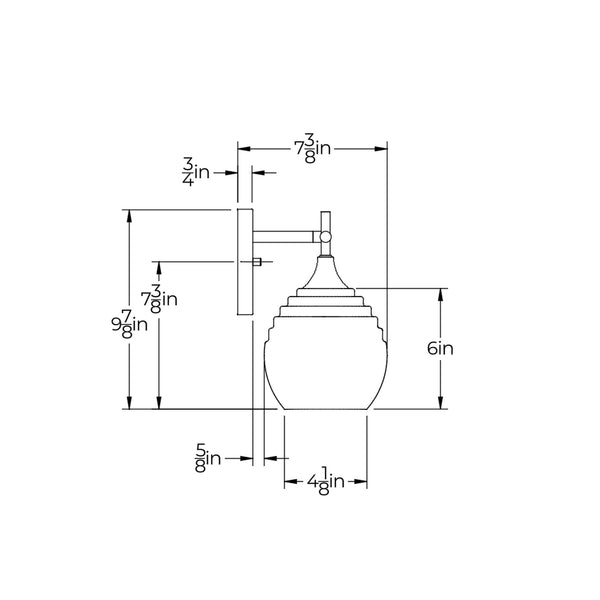 Dimensional Drawing: Side